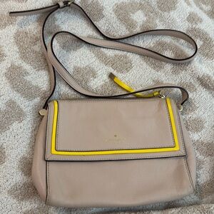 Kate Spade tan crossbody purse